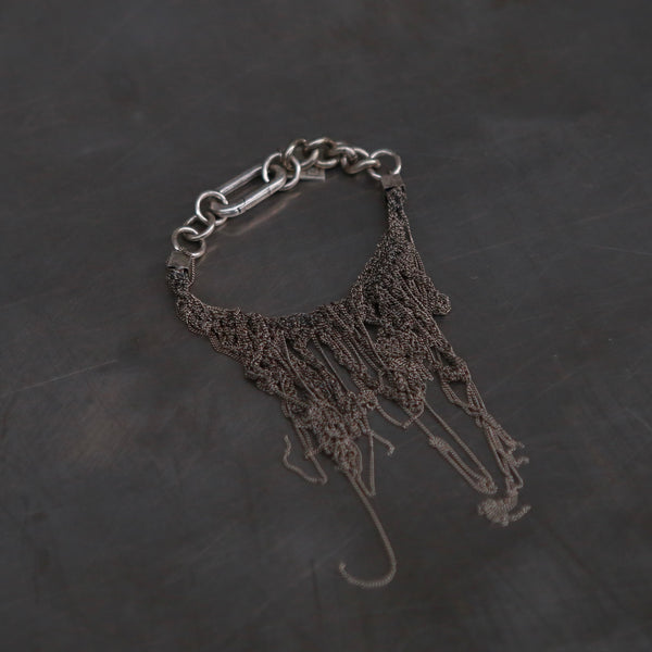 GOTI Tassel Bracelet 925 Silver Italy Old GT-BR004-0